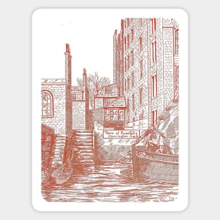 THE TOWN OF RAMSGATE PUB WAPPING LONDON Sticker